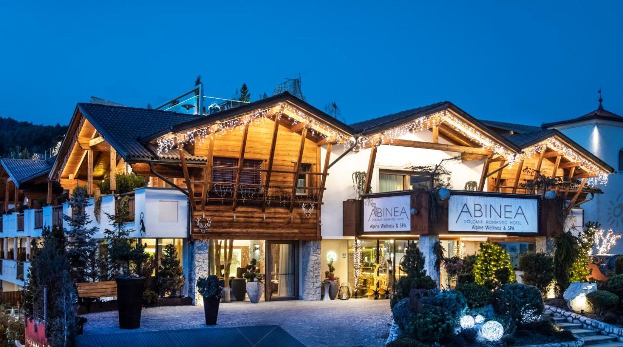 ABINEA Dolomiti Romantic SPA Hotel Castelrotto Esterno foto